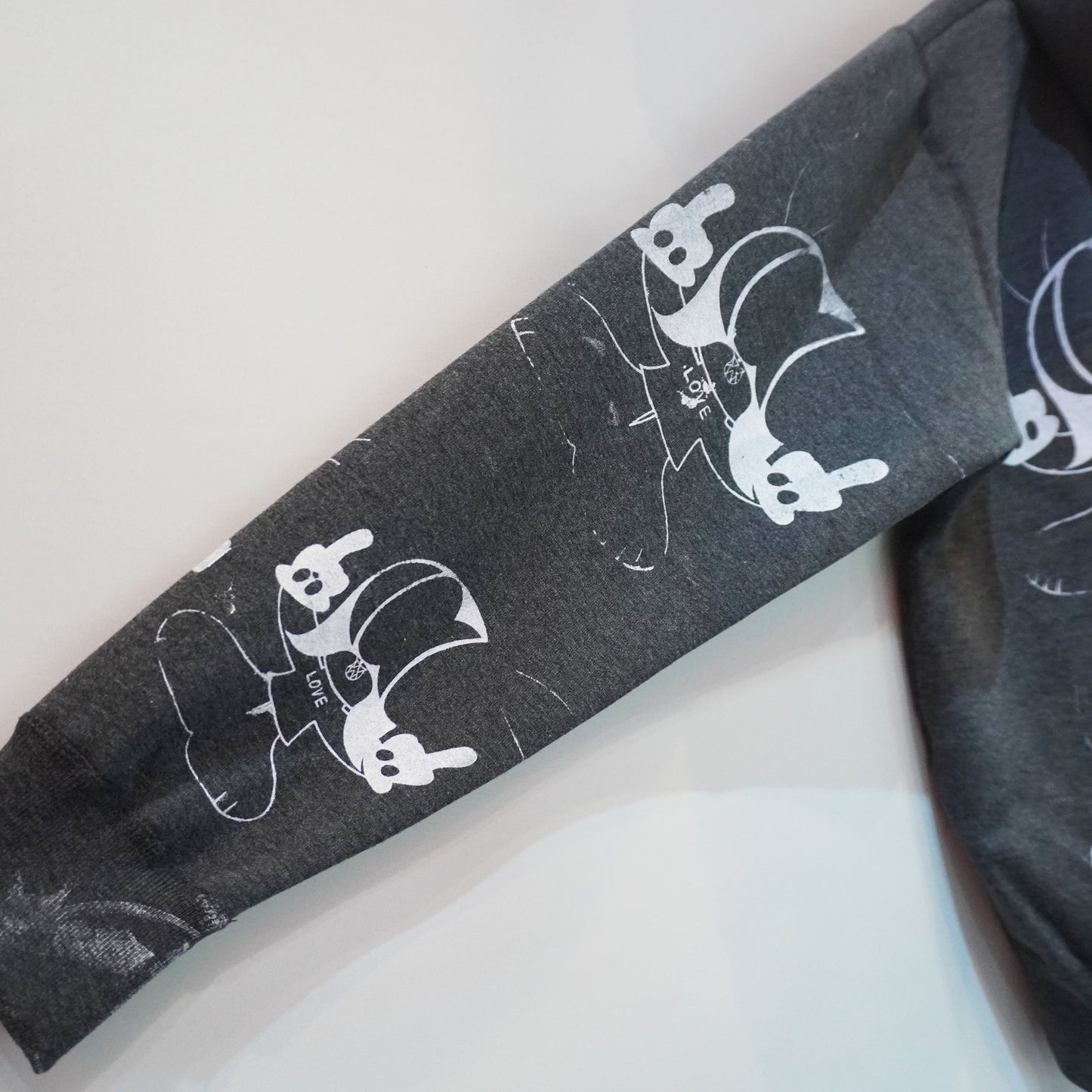 $KO FRENZY ZIP HOODIE (CHARCOAL)