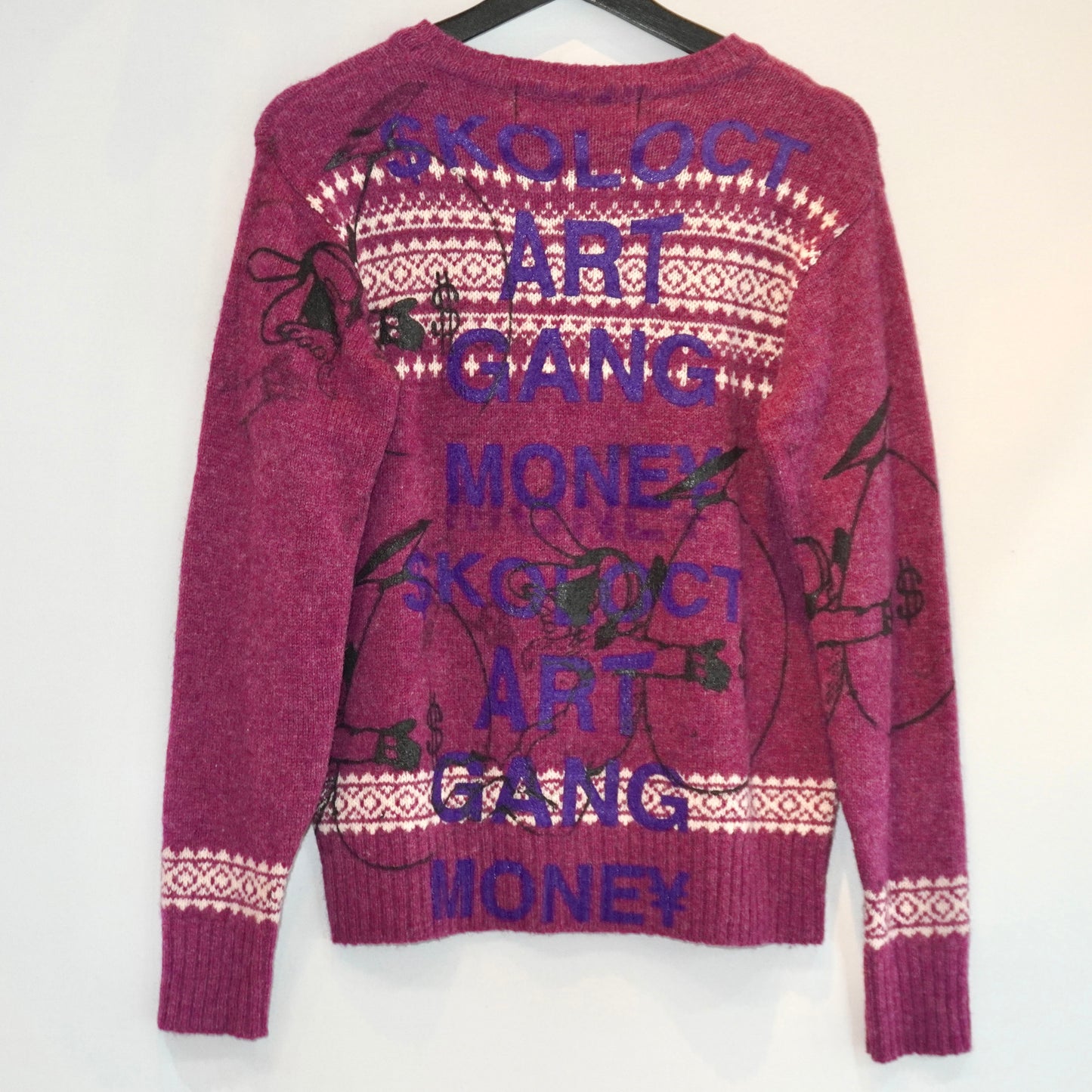 A SKOLOCT ORIGINAL DOLLAR REMAKE KNIT SWEATER