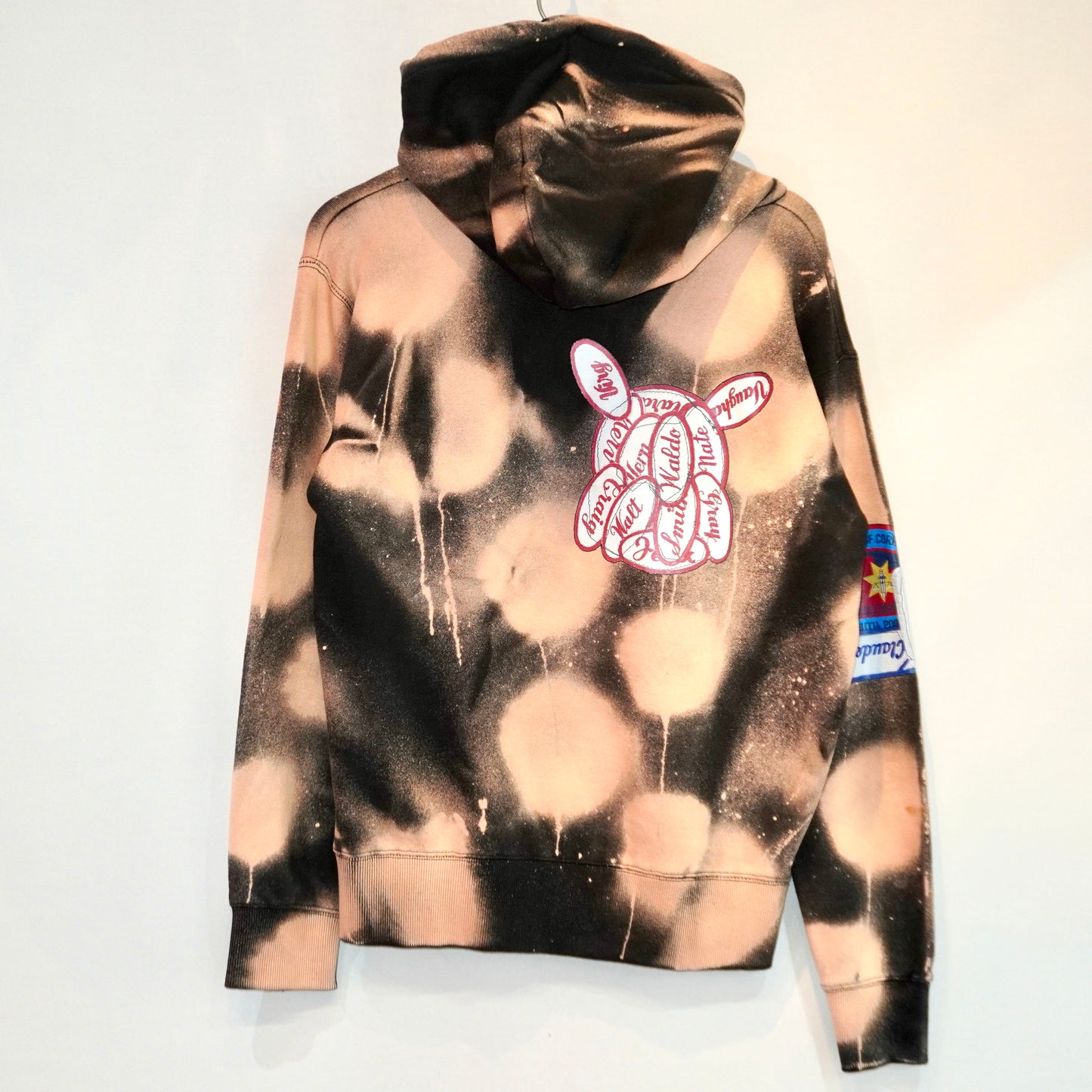 SKO PATCH HAND DYED HOODIE (M)
