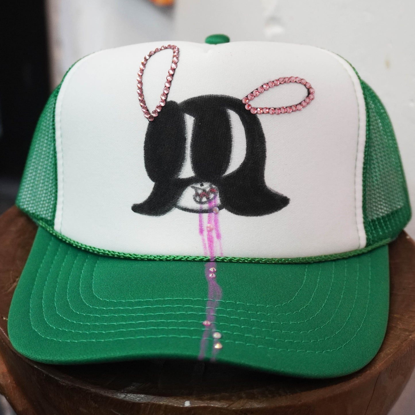 SKOLOCT PAINTED MESH CAP (RHINESTONE)