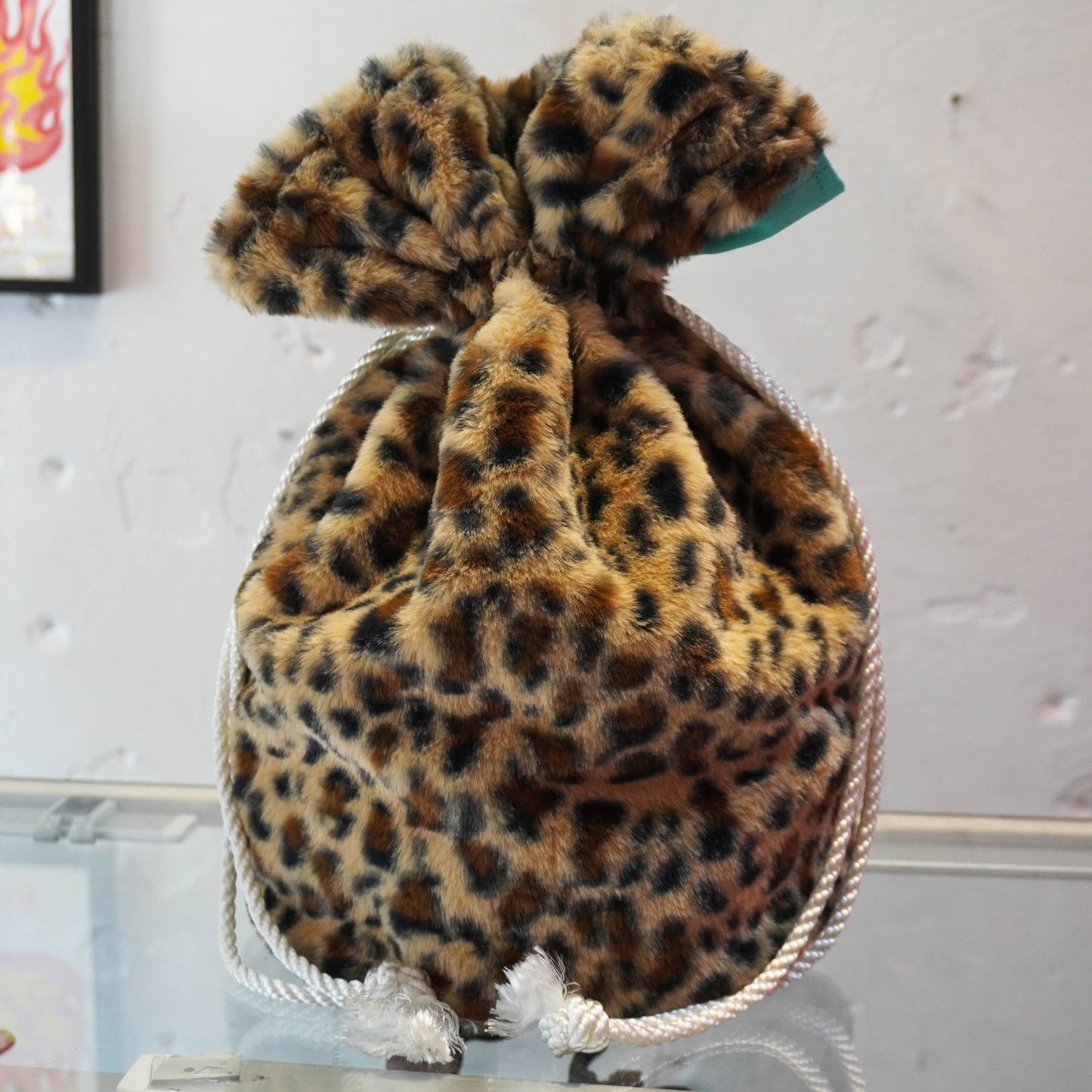 SKOLOCT MONEY BAG - TURQUOSE (LEOPARD)
