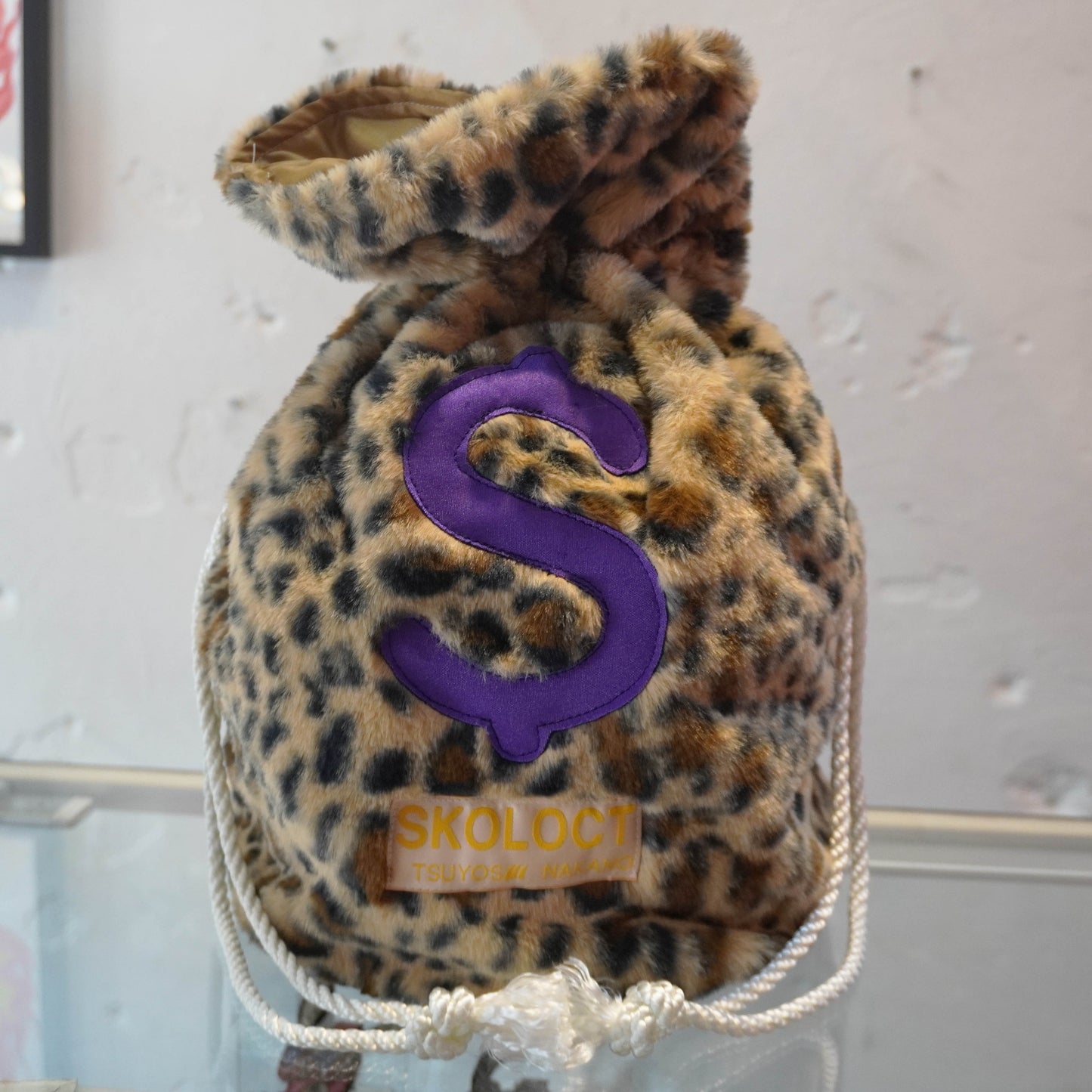 SKOLOCT MONEY BAG - LEOPARD