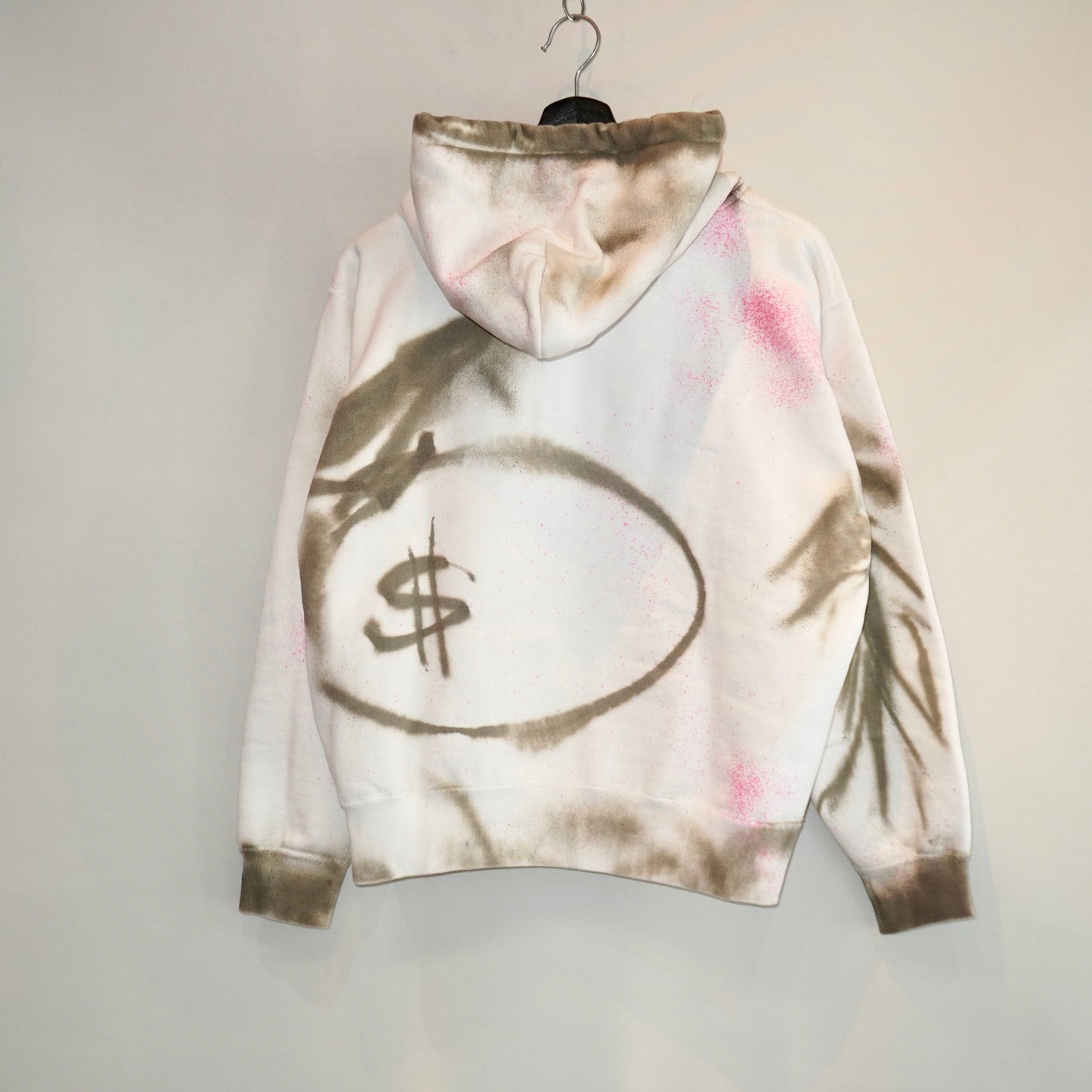 SKOLOCT SPRAY PAINTED ZIP HOODIE (M)
