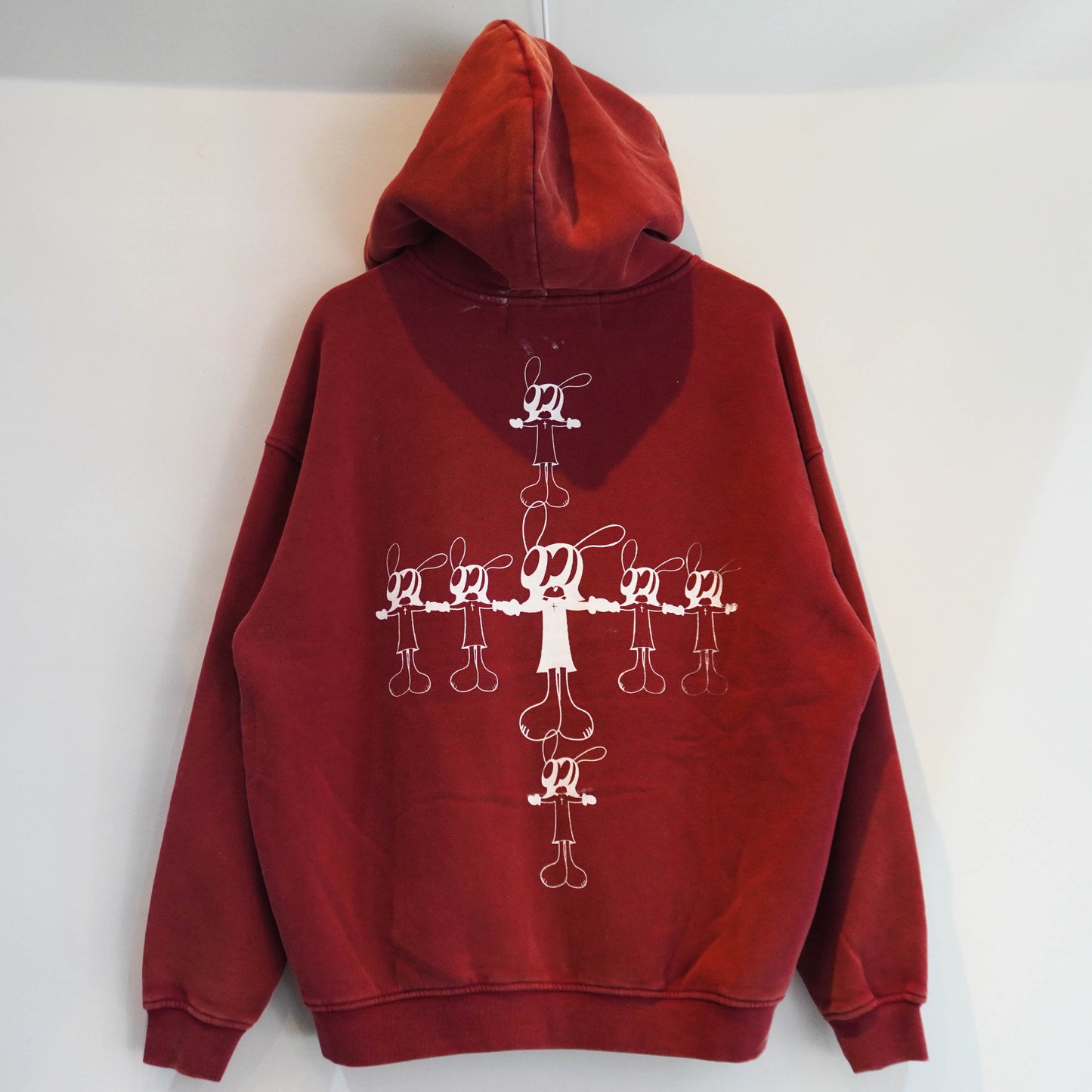 SKOLOCT DOUBLE CROSS FINGER ZIP HOODIE (M)