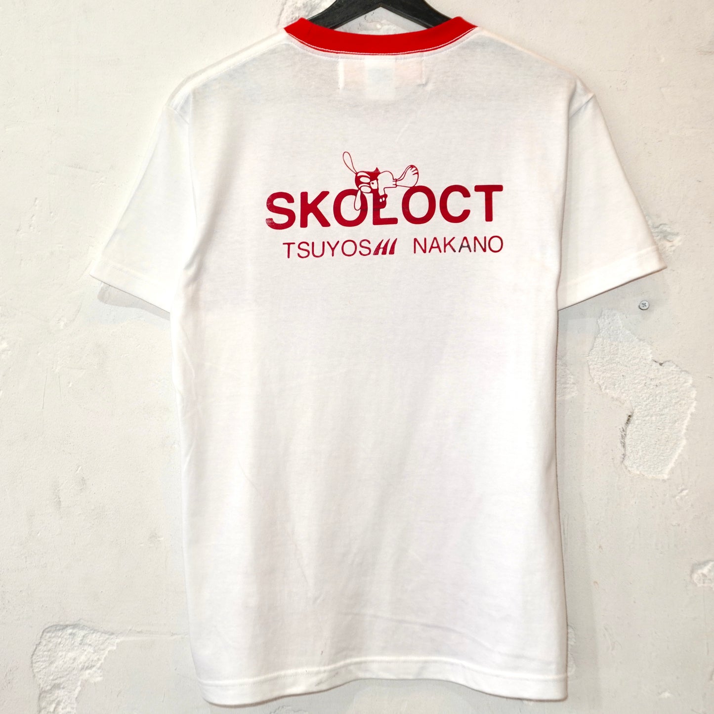 SKOLOCT SLOGAN PRINT T-SHIRT (RED)