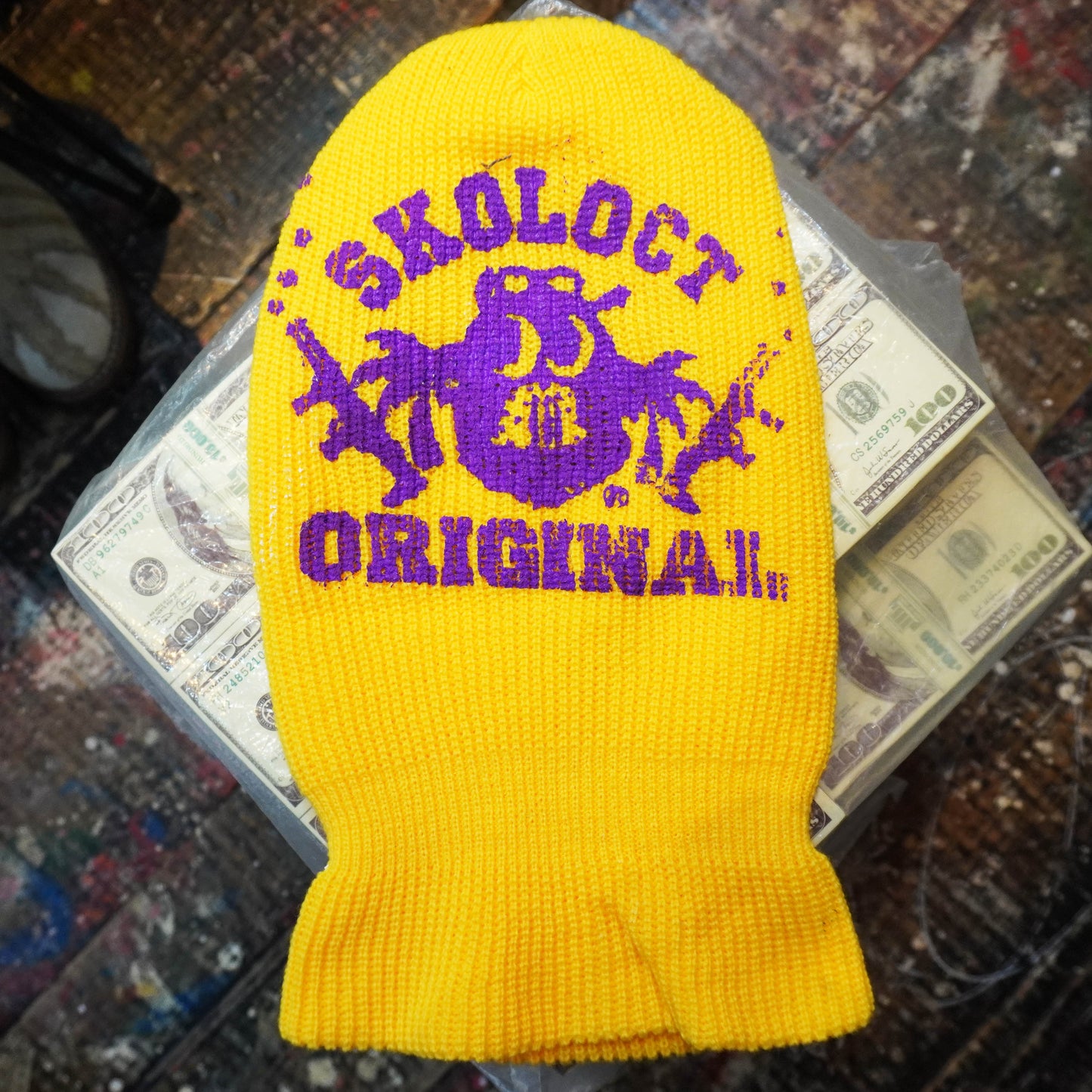 SKOLOCT PRINTED BALACLAVA (YELLOW)