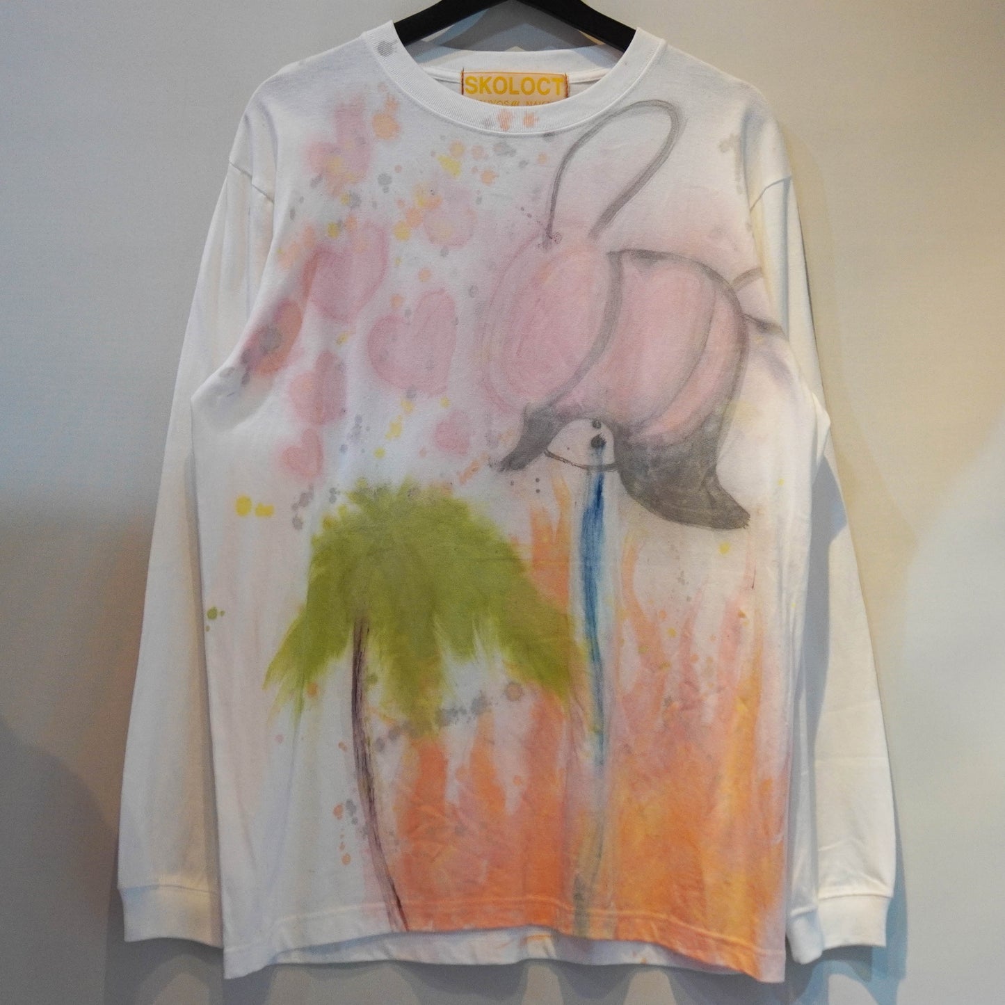 SKOLOCT PALM SKO PAINTED L/S T-SHIRT (M)