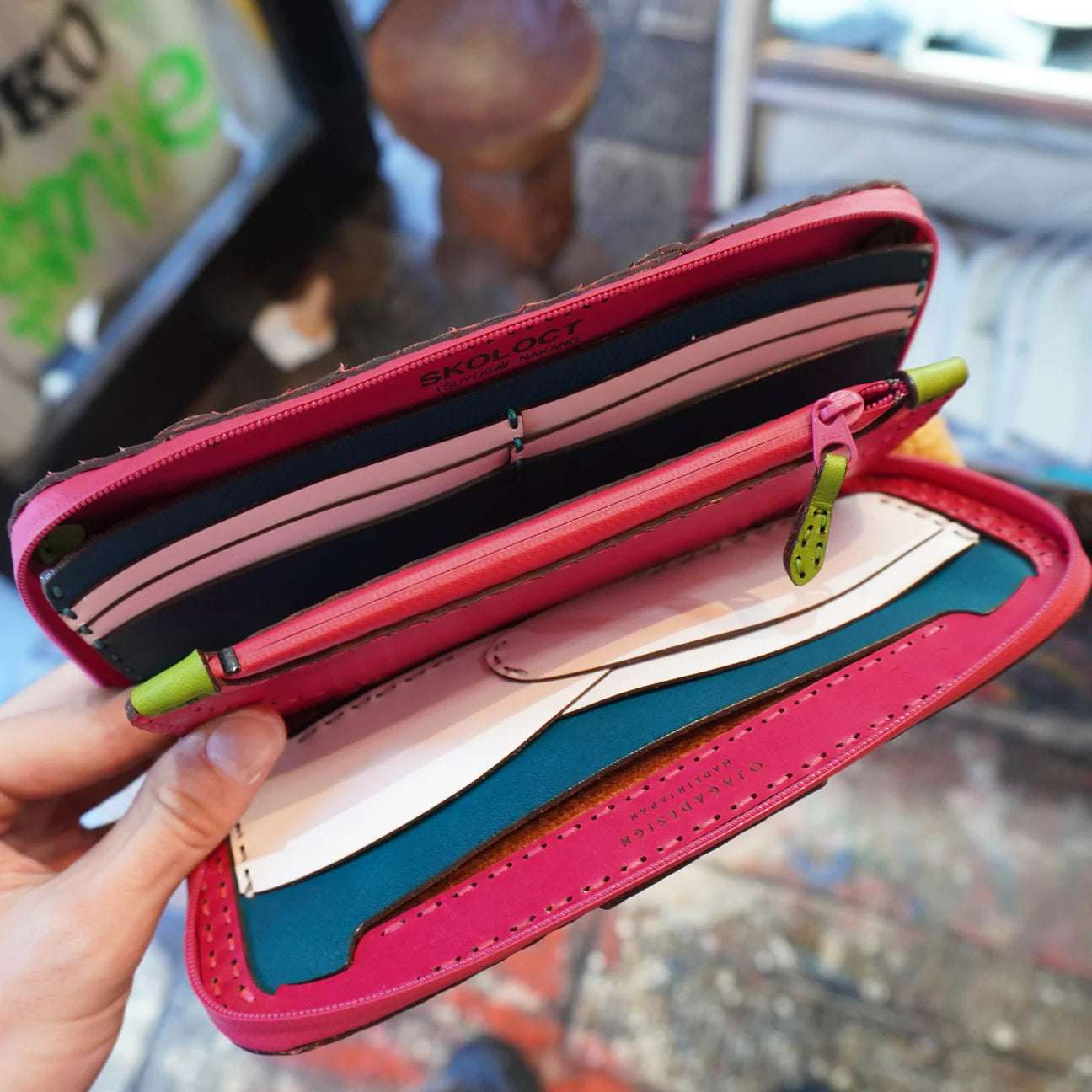 SKO LEATHER WALLET - PYTHON
