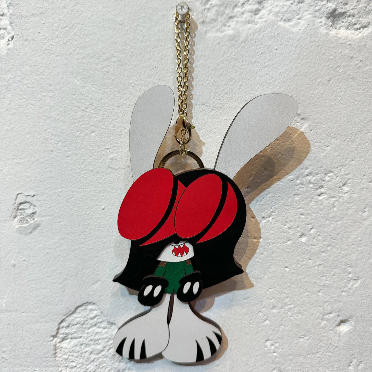 LEATHER KEYCHAIN "FLAT"