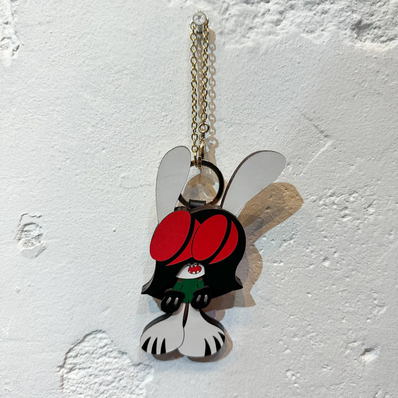 LEATHER KEYCHAIN "FLAT"