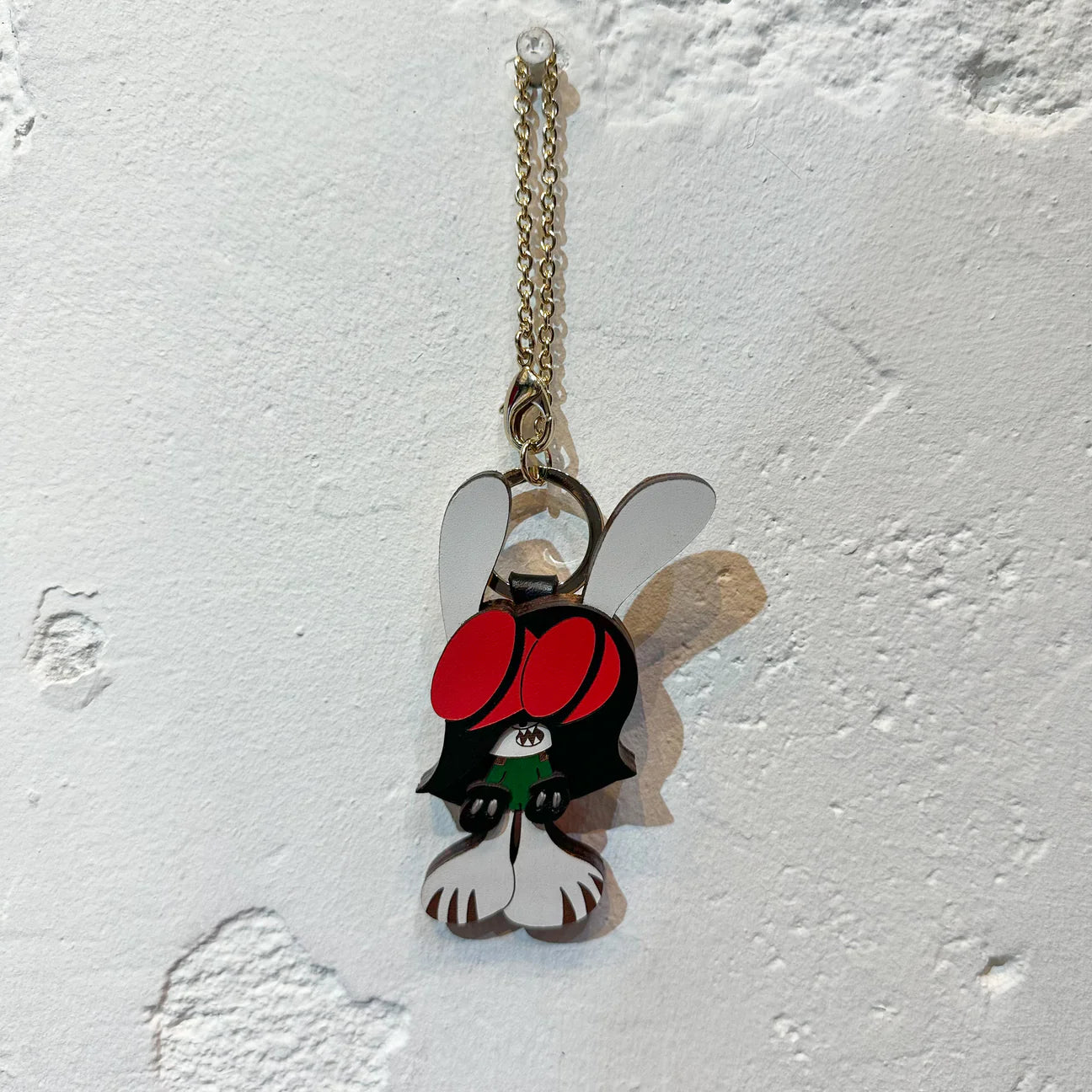 LEATHER KEYCHAIN "FLAT"