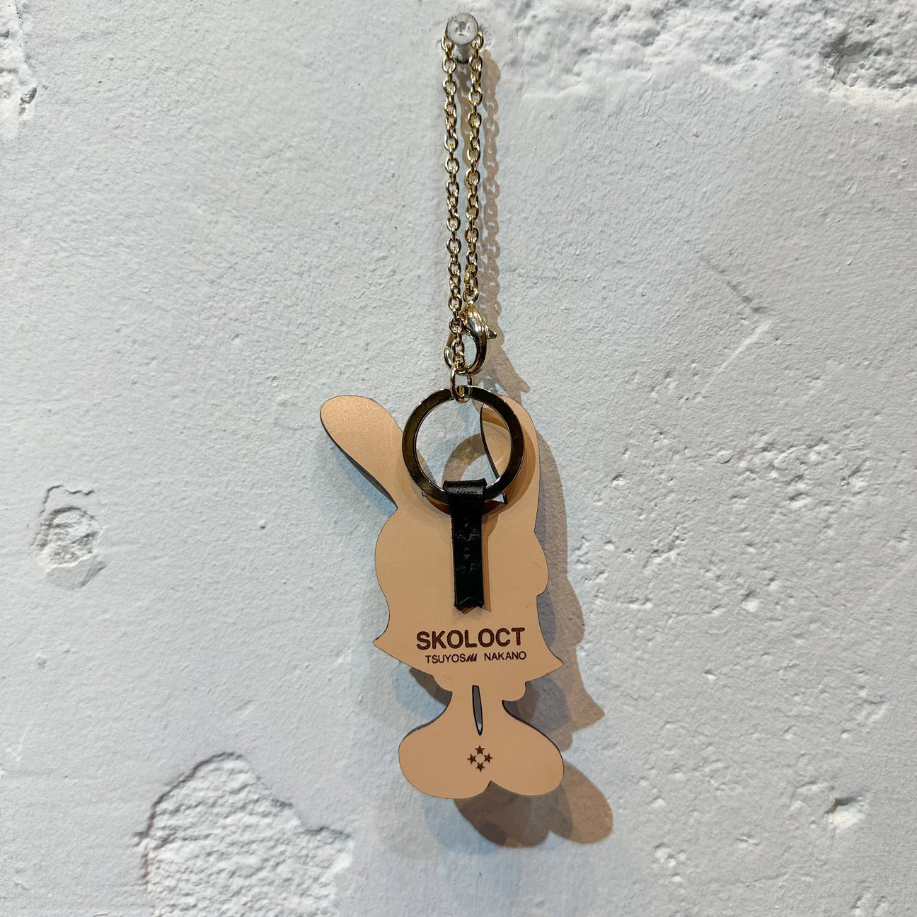 LEATHER KEYCHAIN "FLAT"