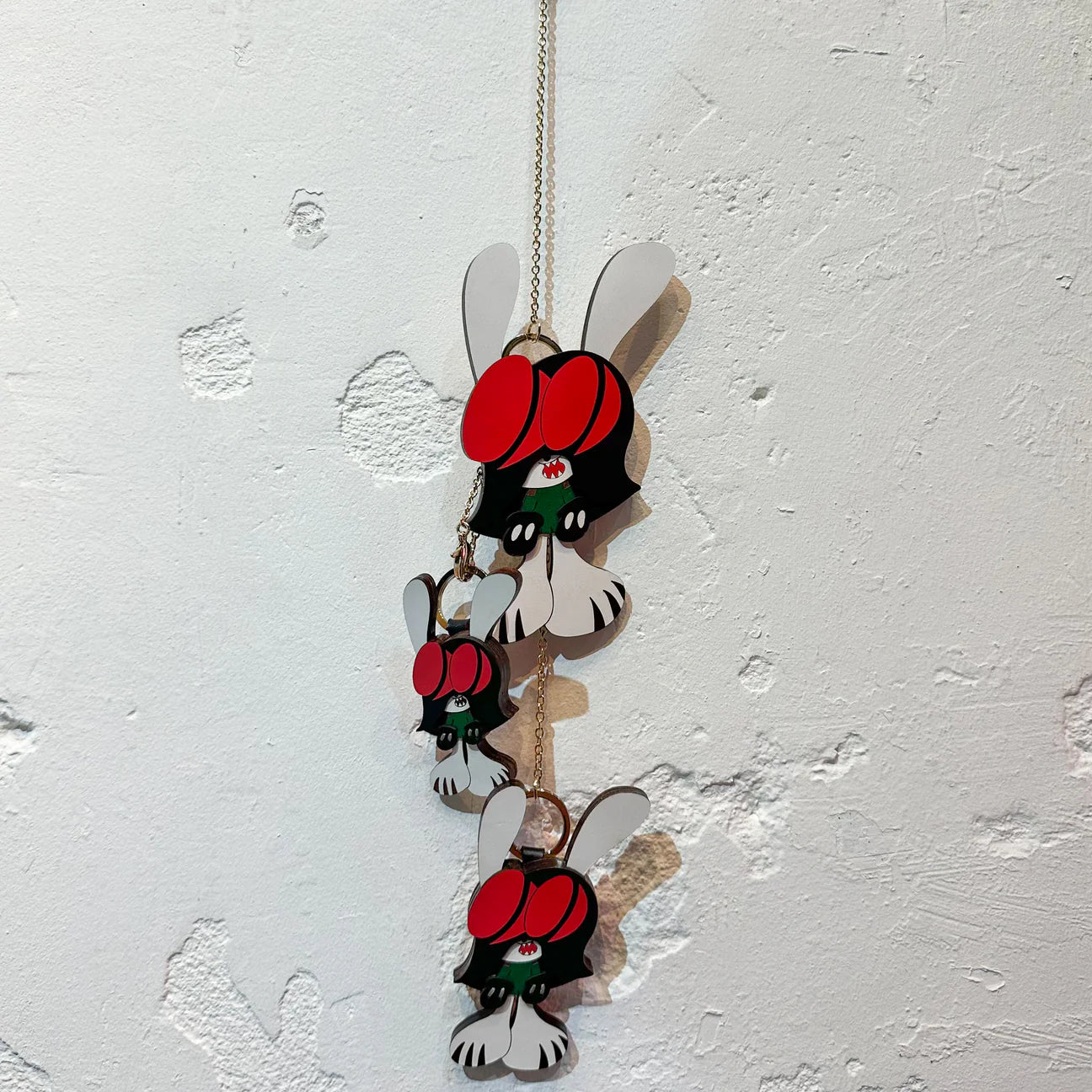 LEATHER KEYCHAIN "FLAT"