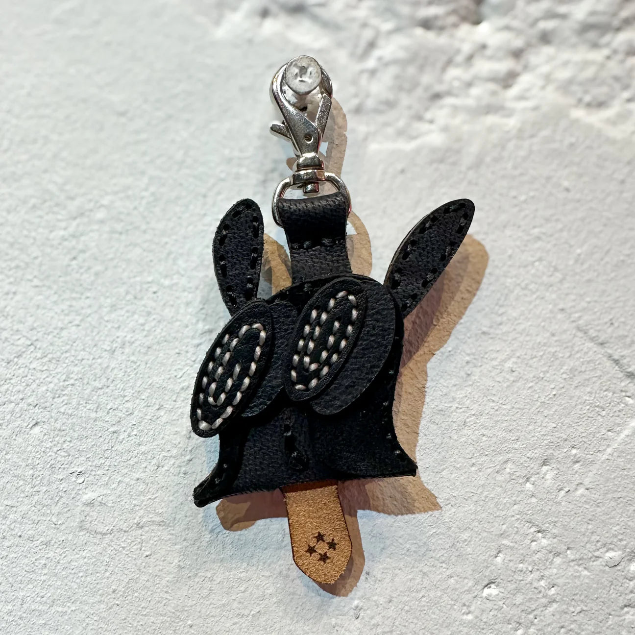LEATHER KEY COVER - SPIRAL EYES