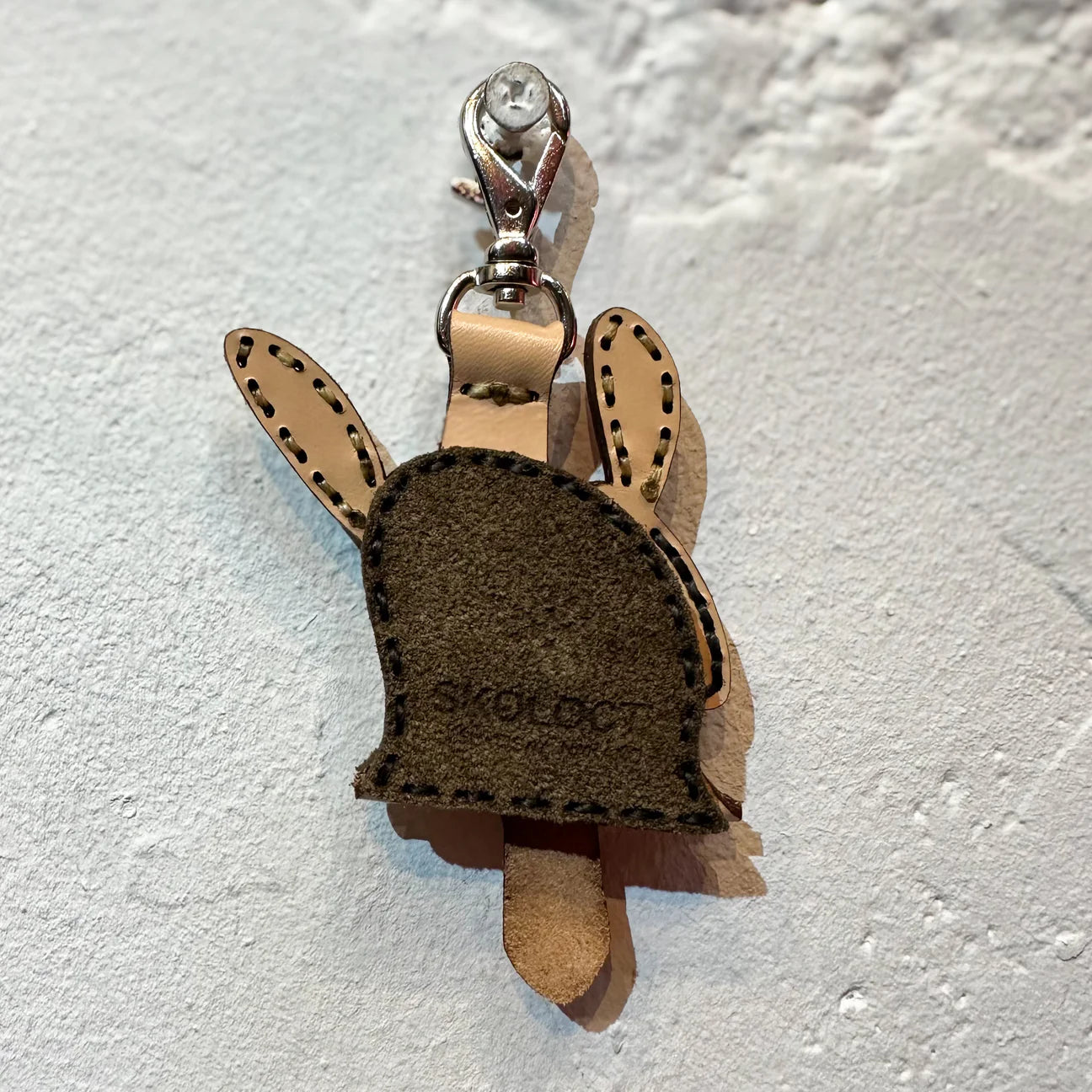 LEATHER KEY COVER - SPIRAL EYES