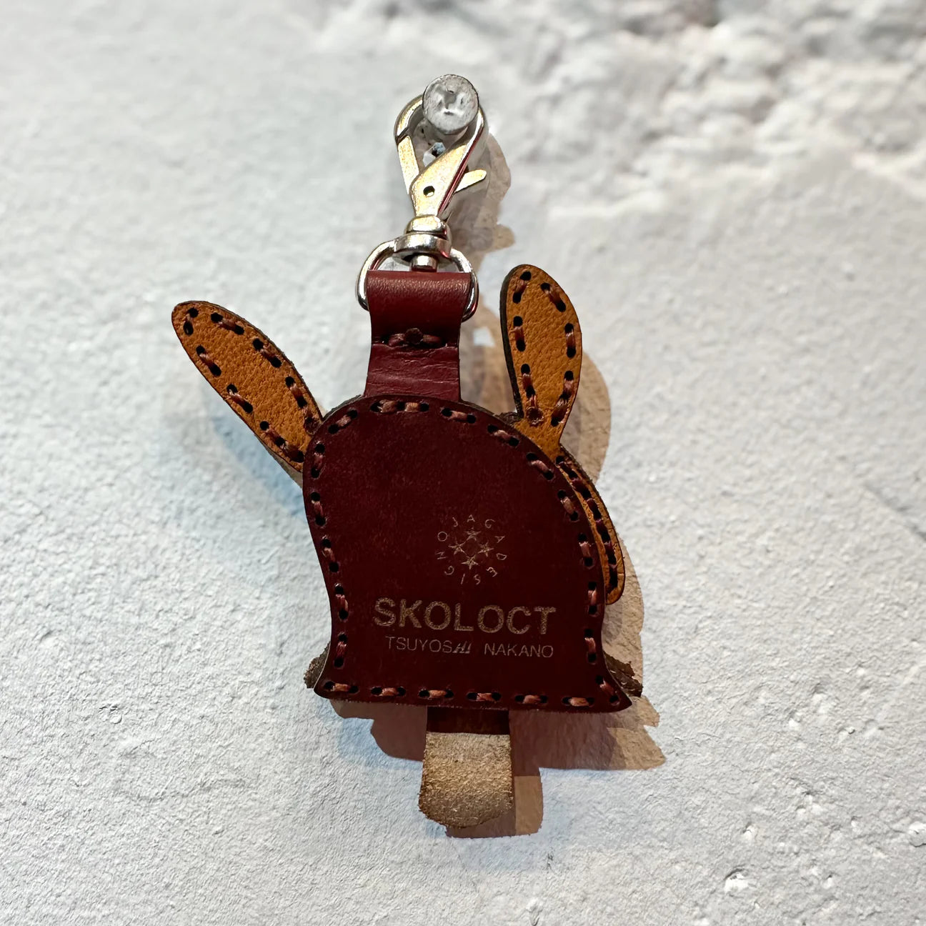 LEATHER KEY COVER - SPIRAL EYES