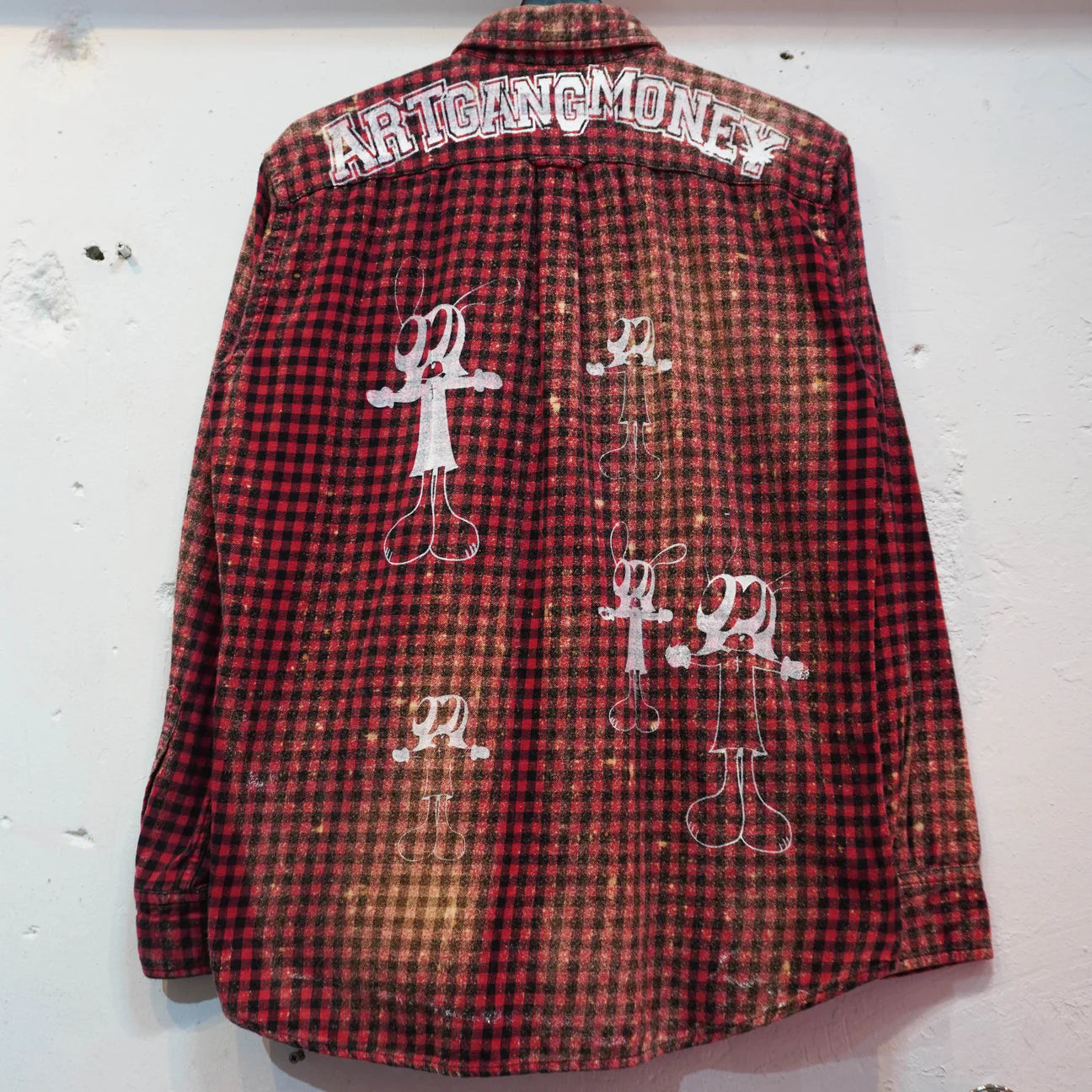 SKOLOCT DYED PRINTED FLANNEL SHIRT