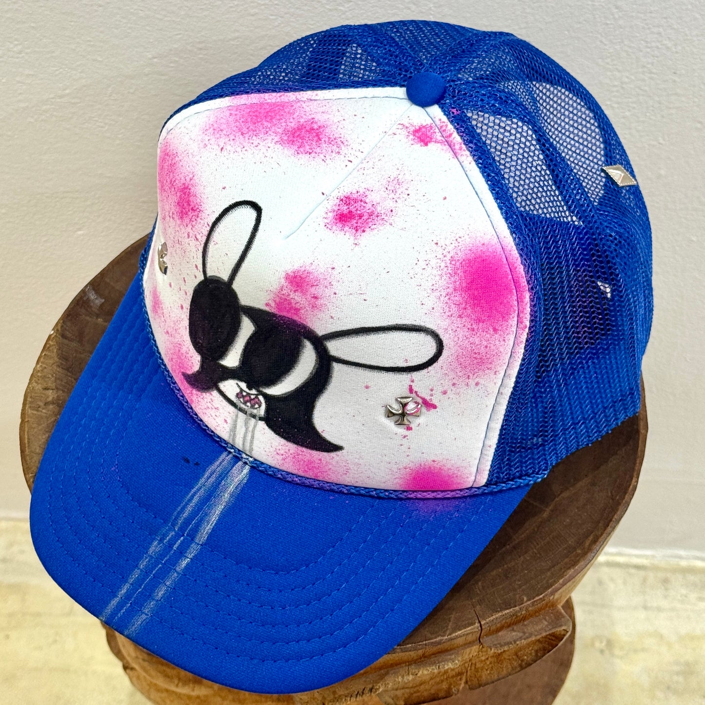 SKOLOCT PAINTED MESH CAP (RHINESTONE)