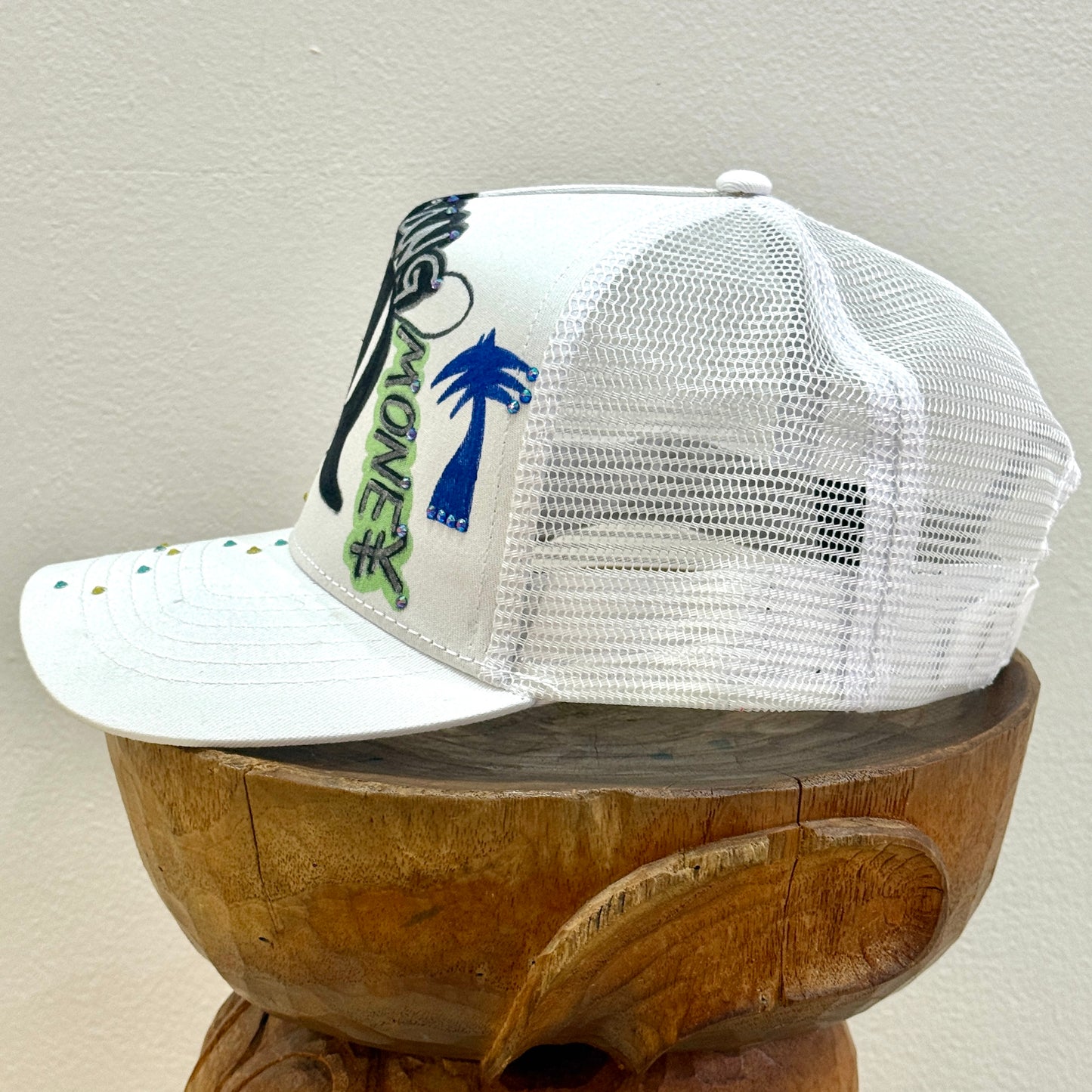 SKOLOCT PAINTED MESH CAP (RHINESTONE)
