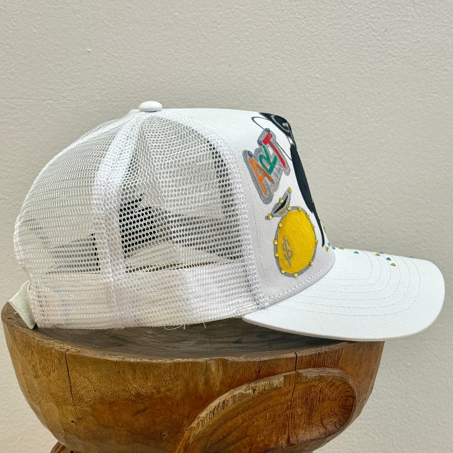 SKOLOCT PAINTED MESH CAP (RHINESTONE)