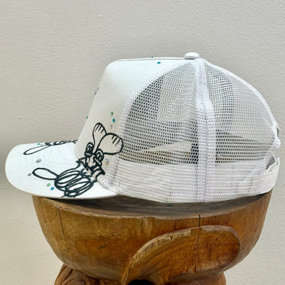 SKOLOCT PAINTED MESH CAP (RHINESTONE)