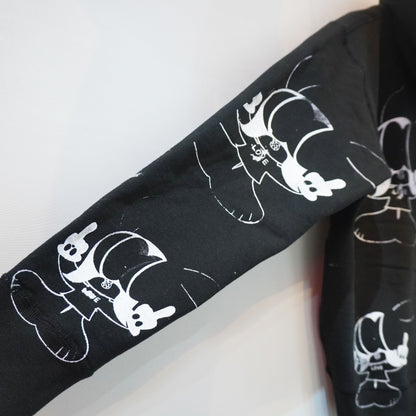 $KO FRENZY ZIP HOODIE (BLACK)