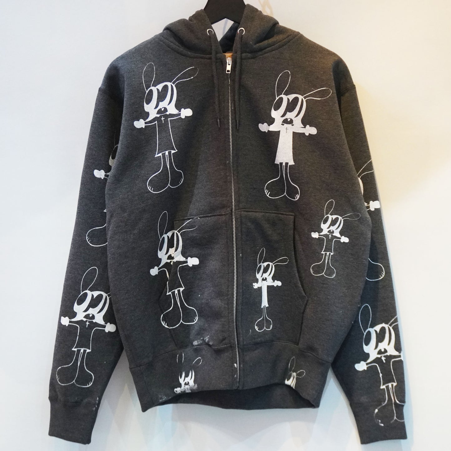 $KO FRENZY ZIP HOODIE (CHARCOAL)