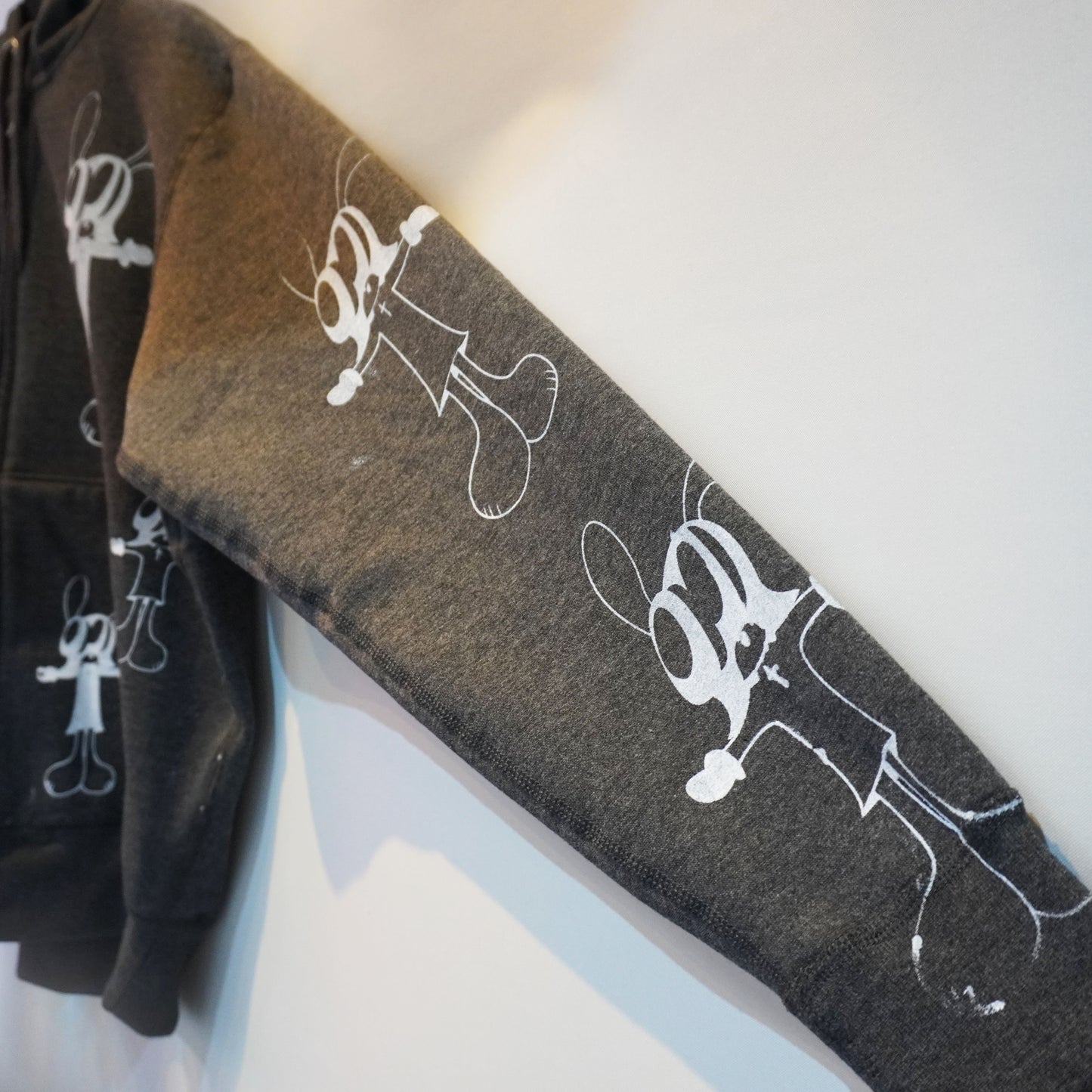 $KO FRENZY ZIP HOODIE (CHARCOAL)