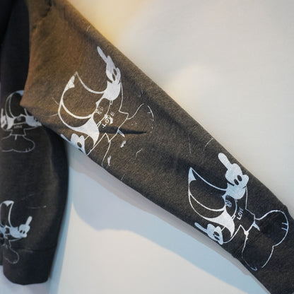 $KO FRENZY ZIP HOODIE (CHARCOAL)