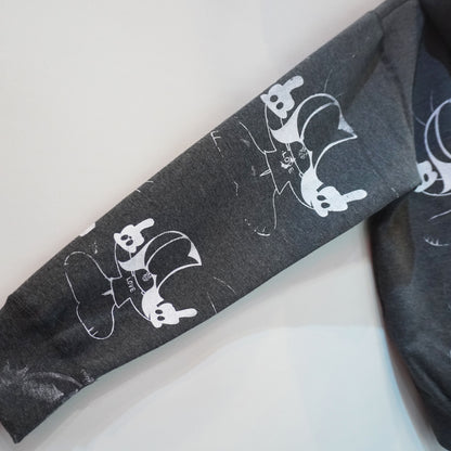 $KO FRENZY ZIP HOODIE (CHARCOAL)