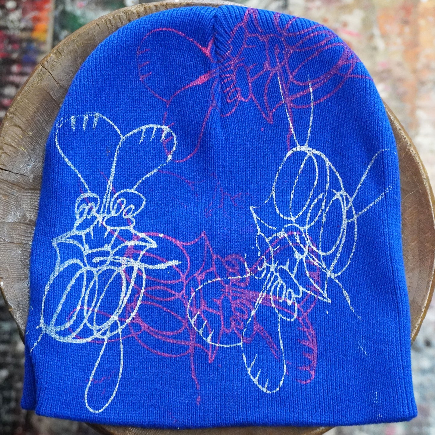 SKO CRAZY BEANIE (BLUE)