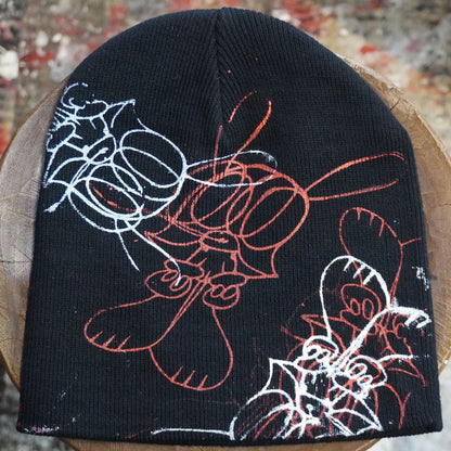 SKO CRAZY BEANIE (BLACK) (COLORS)