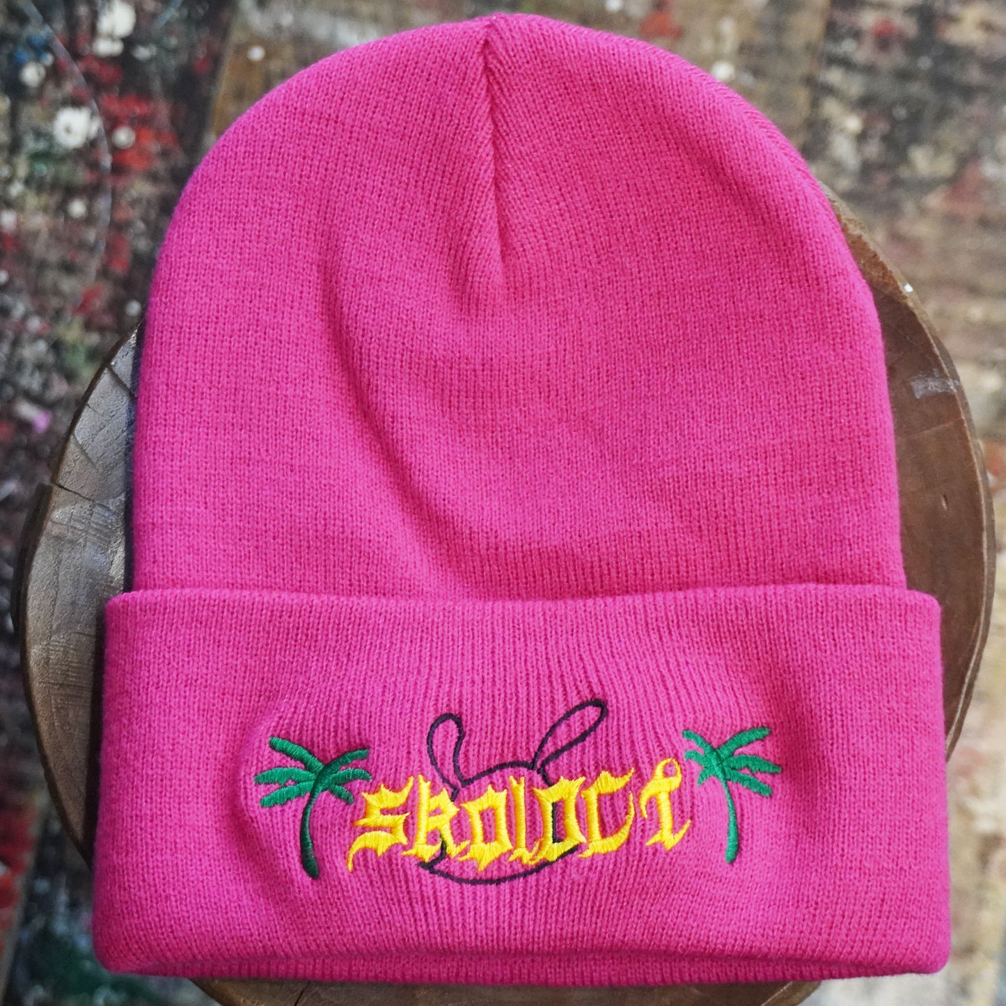 SKOLOCT SKO PALM EMBROIDERED BEANIE