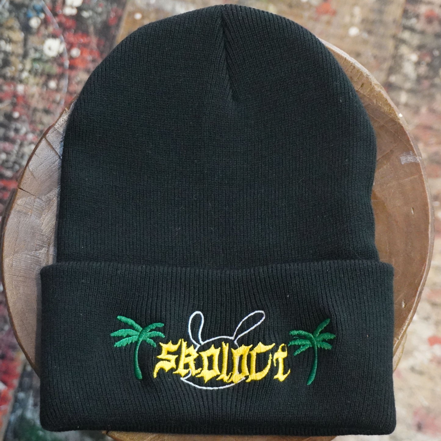 SKOLOCT SKO PALM EMBROIDERED BEANIE