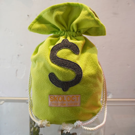 SKOLOCT MONEY BAG - BRIGHT GREEN