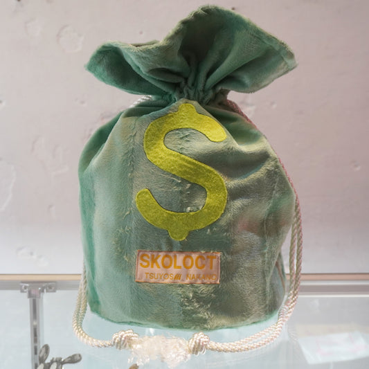 SKOLOCT MONEY BAG - GREEN CORAL