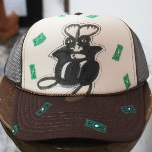 SKOLOCT PAINTED MESH CAP (RHINESTONE)