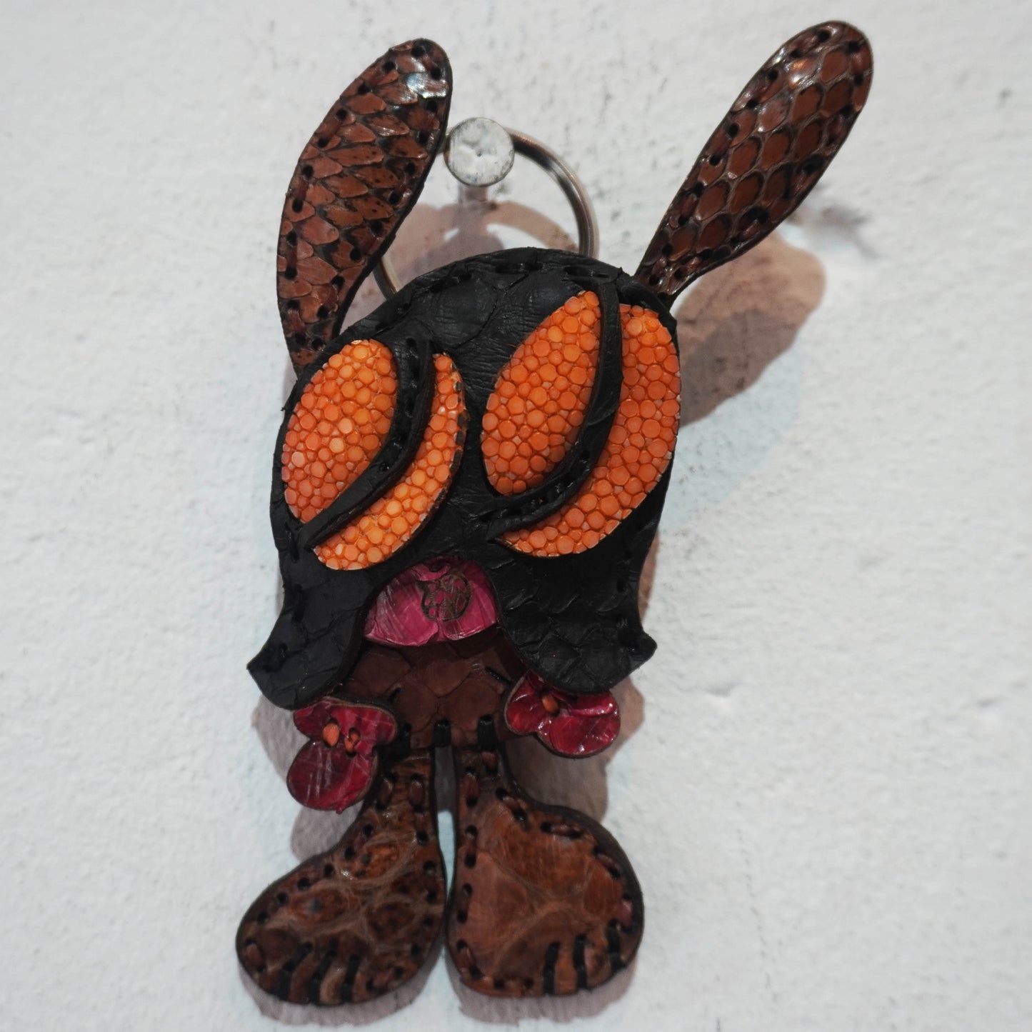 LEATHER KEYCHAIN "SMALL" - PYTHON