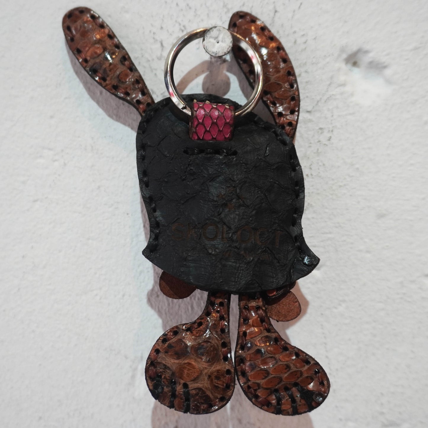 LEATHER KEYCHAIN "SMALL" - PYTHON