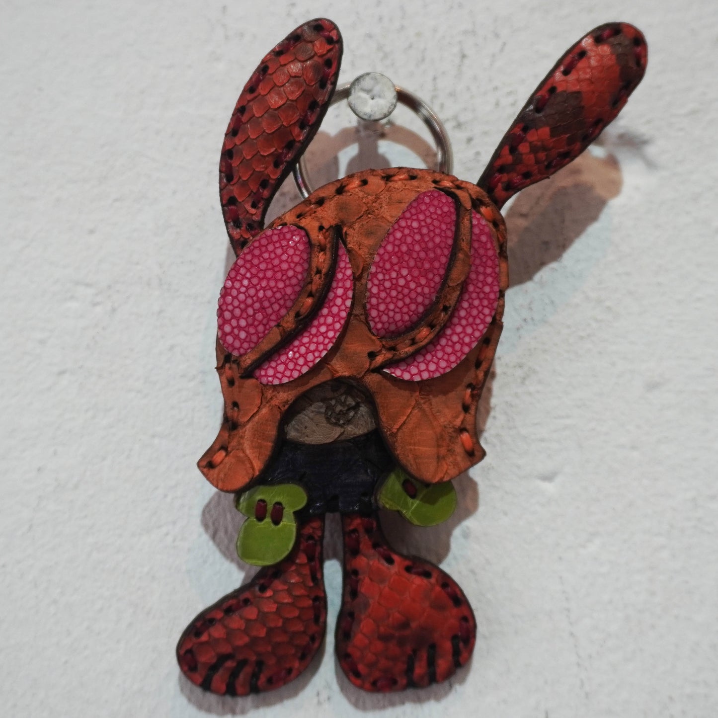 LEATHER KEYCHAIN "SMALL" - PYTHON