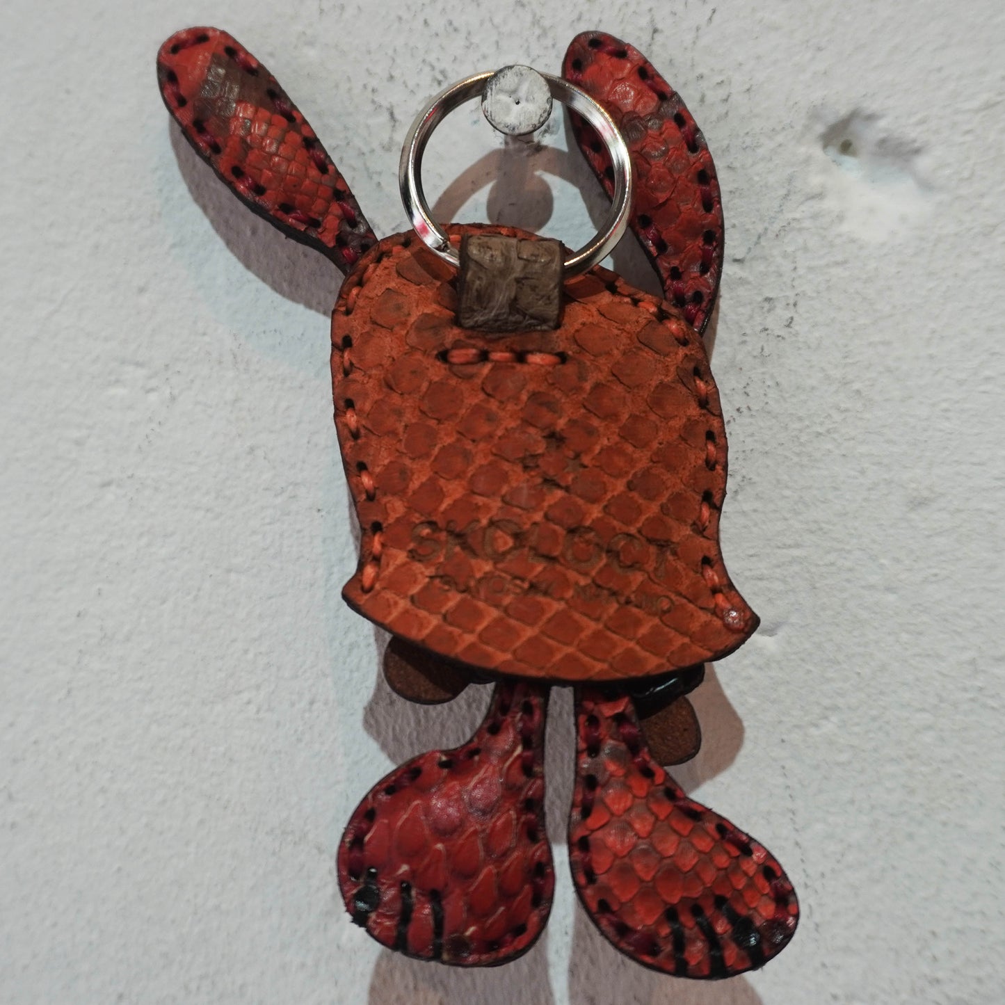 LEATHER KEYCHAIN "SMALL" - PYTHON