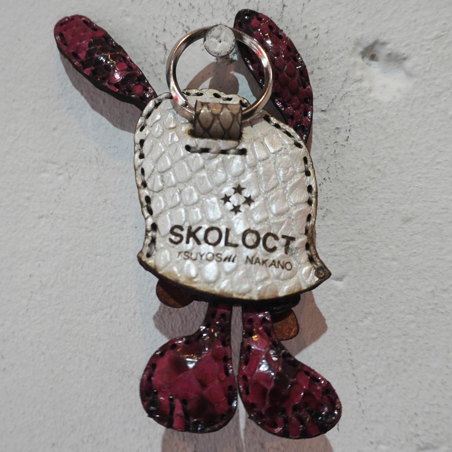 LEATHER KEYCHAIN "SMALL" - PYTHON