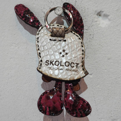 LEATHER KEYCHAIN "SMALL" - PYTHON