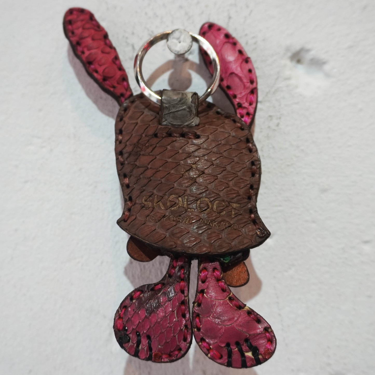 LEATHER KEYCHAIN "SMALL" - PYTHON