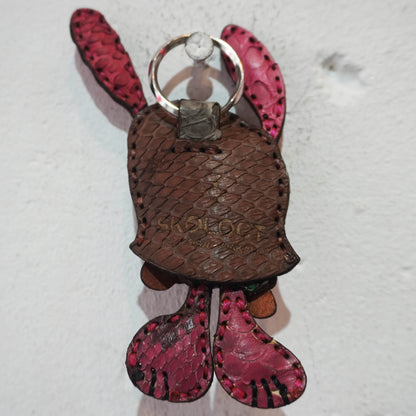 LEATHER KEYCHAIN "SMALL" - PYTHON