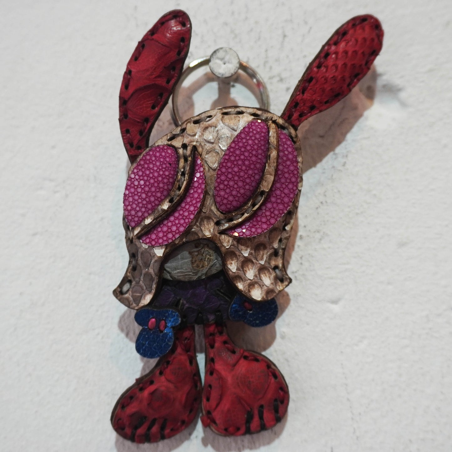 LEATHER KEYCHAIN "SMALL" - PYTHON