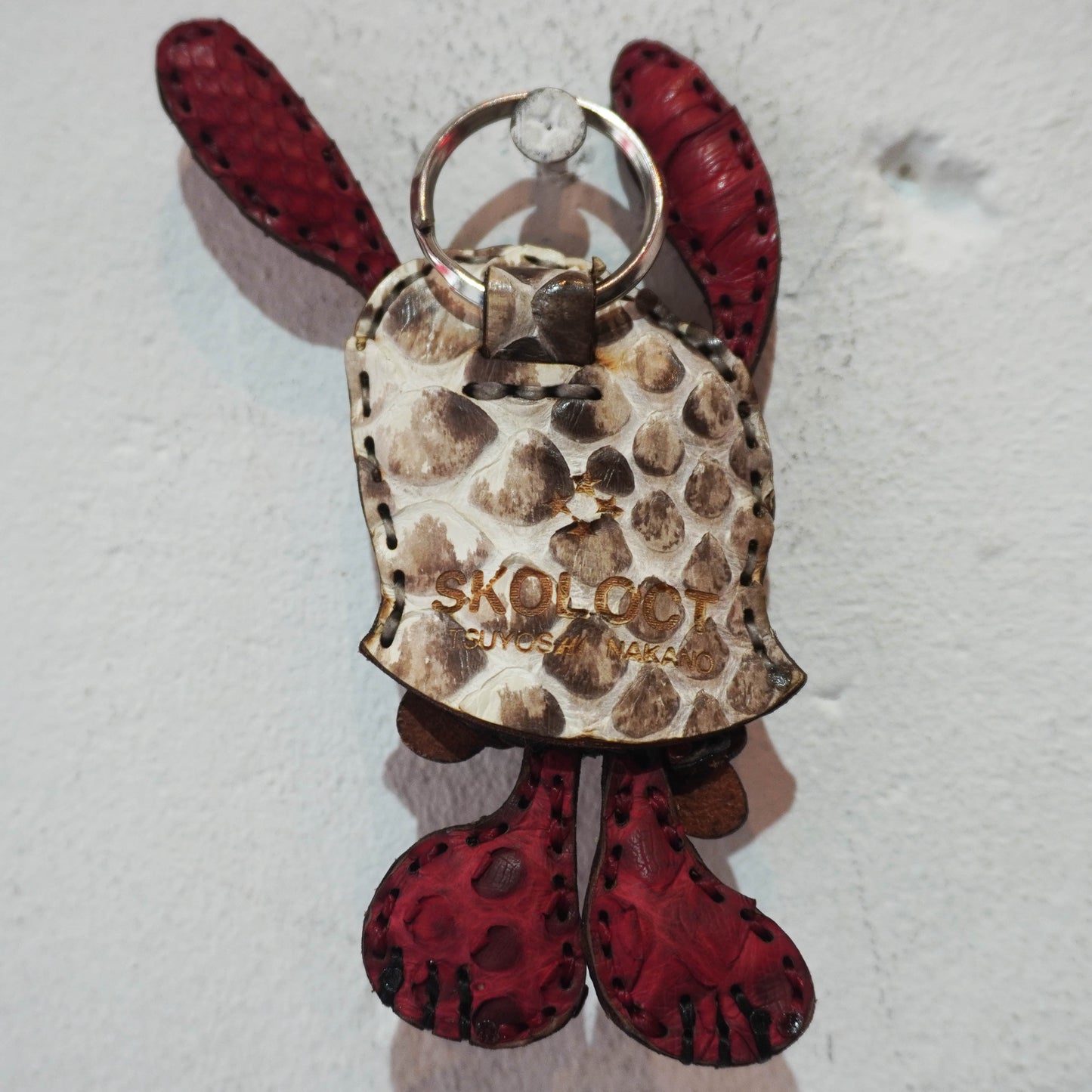 LEATHER KEYCHAIN "SMALL" - PYTHON