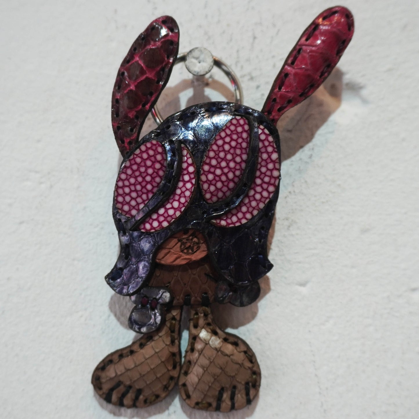 LEATHER KEYCHAIN "SMALL" - PYTHON