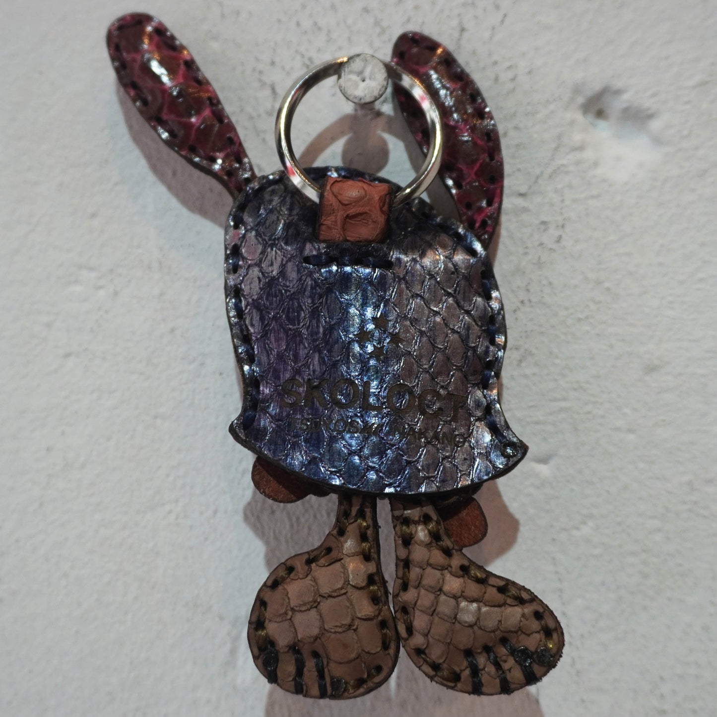 LEATHER KEYCHAIN "SMALL" - PYTHON