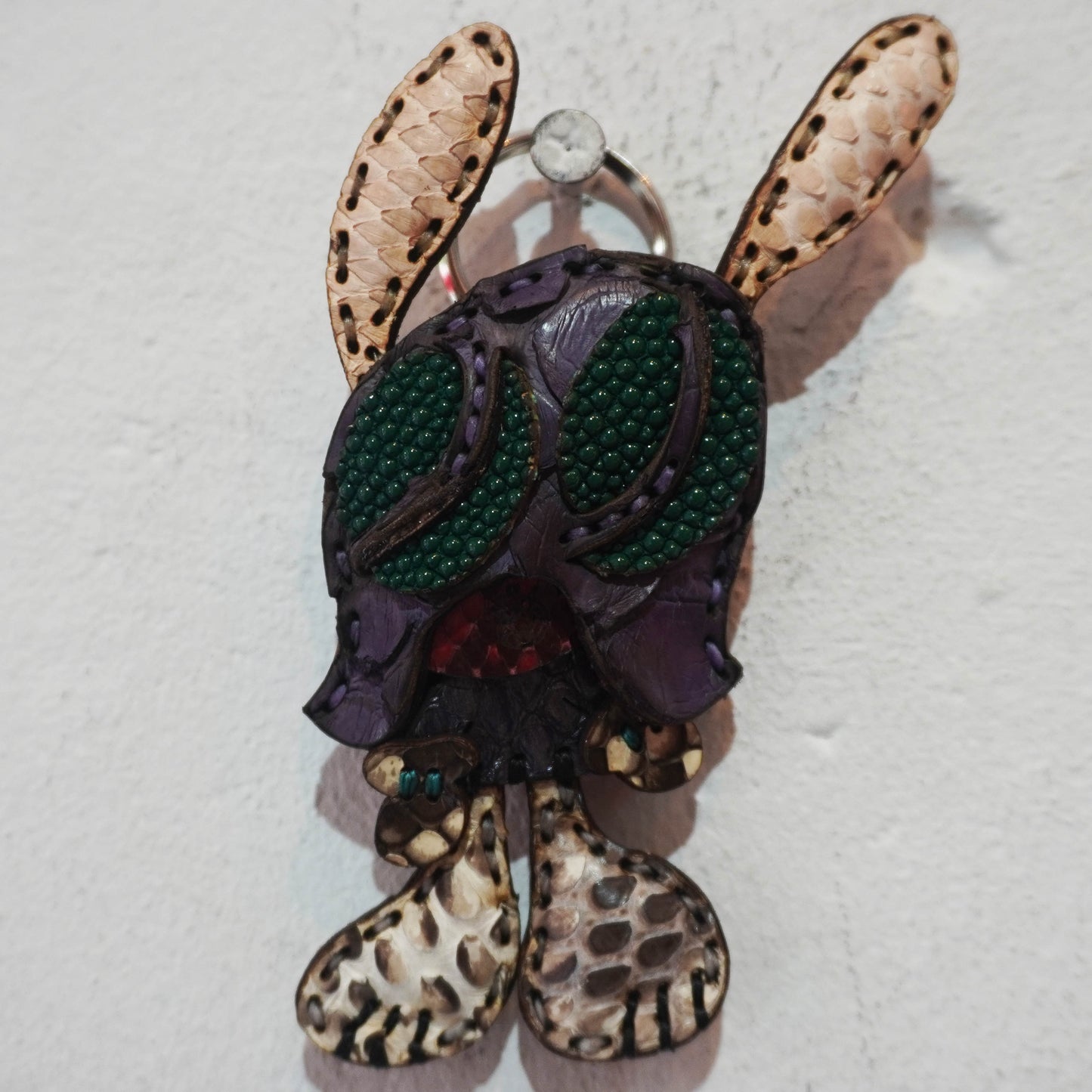 LEATHER KEYCHAIN "SMALL" - PYTHON